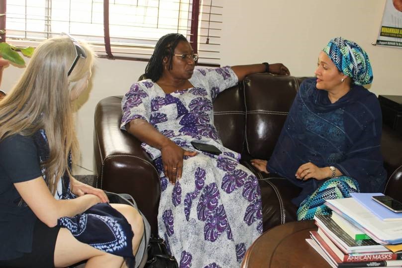 Meeting of WEP and WECF directors with the Minister of Environment of Nigeria