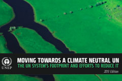 United Nations reports on its 2012 greenhouse gas emissions