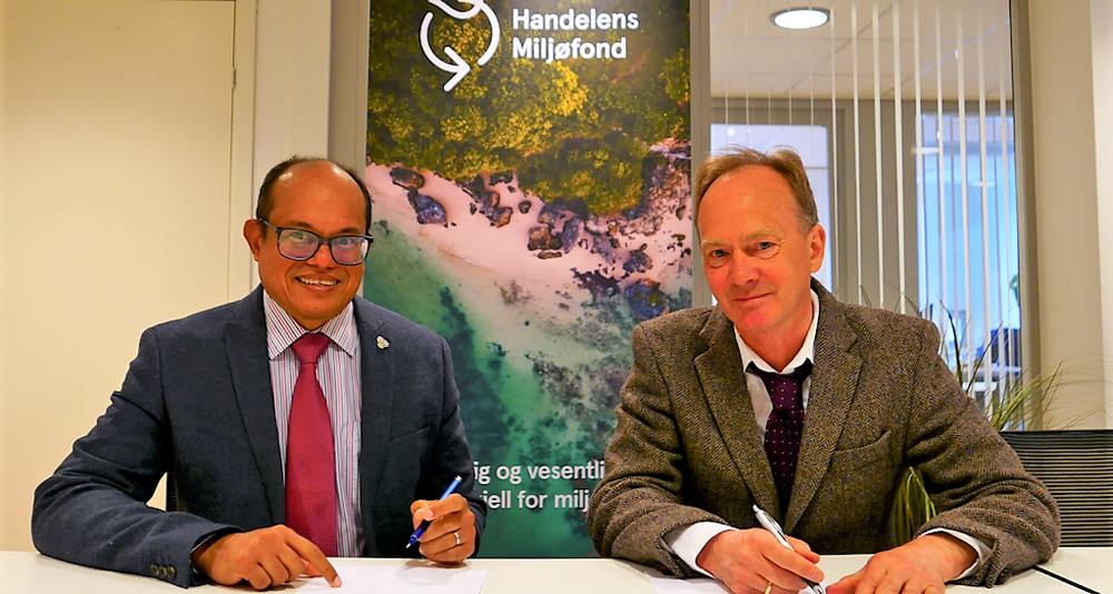 The Norwegian Retailers' Environment Fund pledges 30 million NOK to support the BRS Conventions handling plastic waste in developing countries