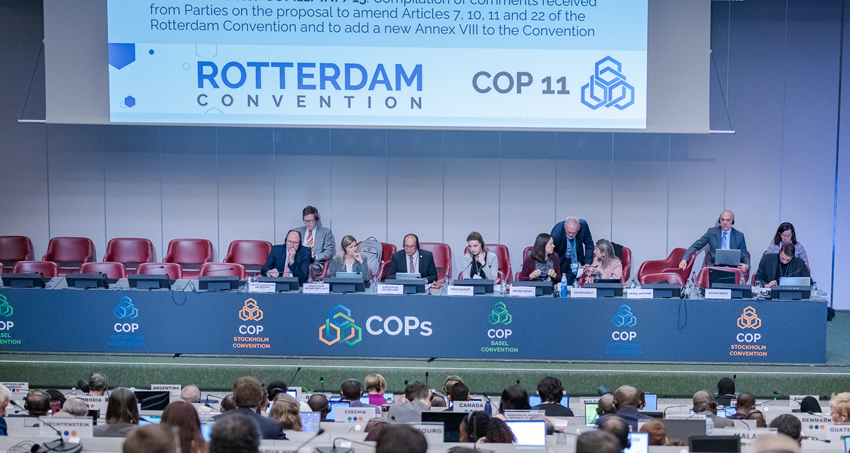 Follow-up to Rotterdam Convention COP-11 kick-started 